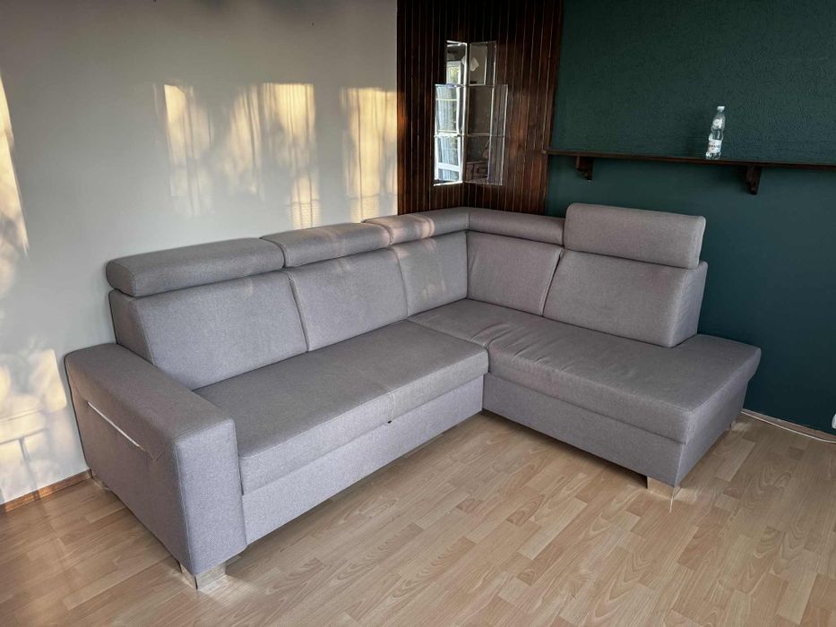 Narożnik, kanapa z funkcją spania