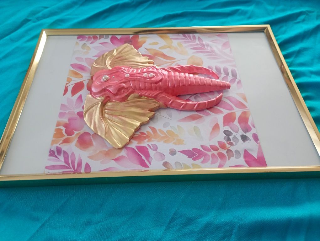 Obraz słoń 3D odlew