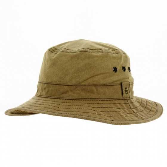 Брезентова вощена панама Stetson Waterproof Waxed Cotton
