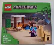 Lego 21251 Minecraft Pustynna Wyprawa Steva