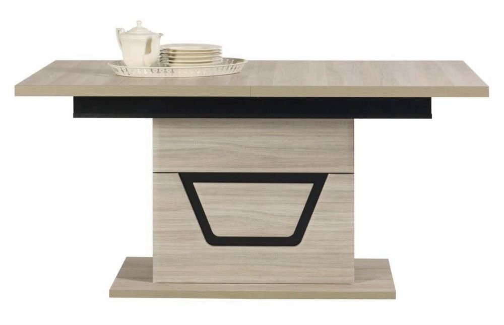 Stół drewniany rozkladany 160 x 90 cm Duży Gratis