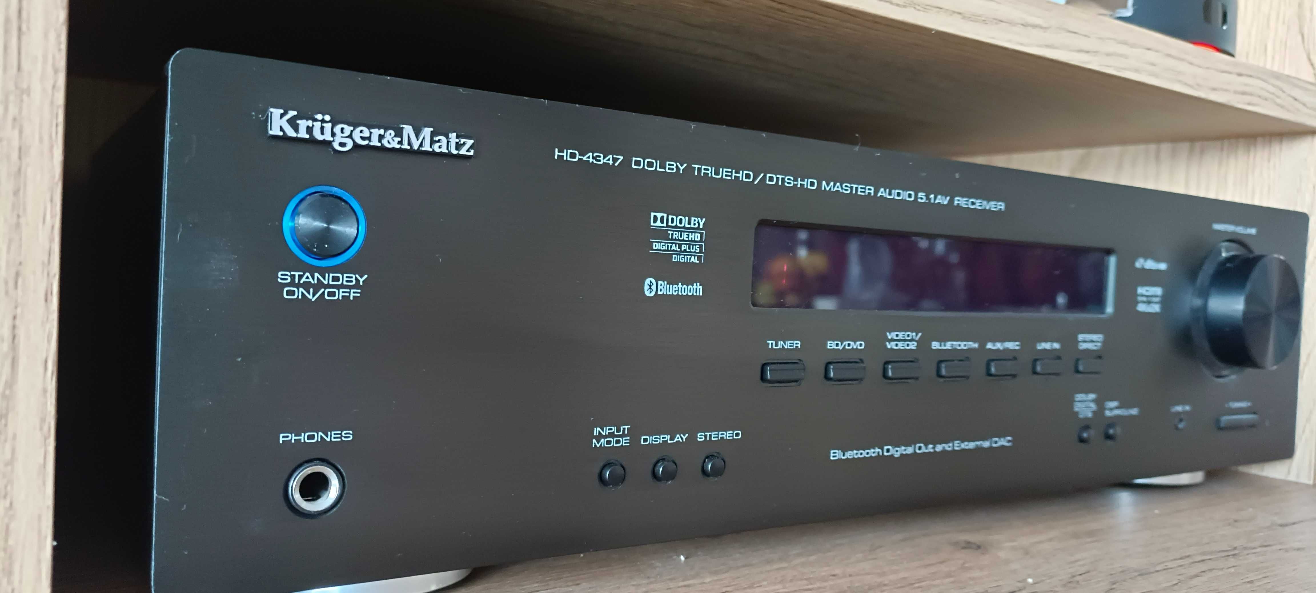 Ampli tuner HD 4347 z kolumnami podłogowymi 120 W