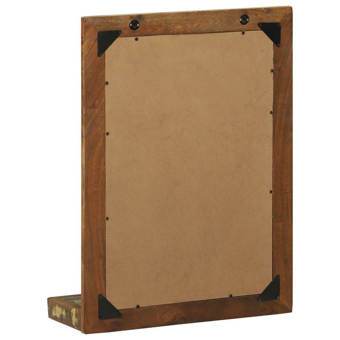 Vidaxl Lustro Łazienkowe 50X22X70 Cm Z Litego Drewna Z Odzysku