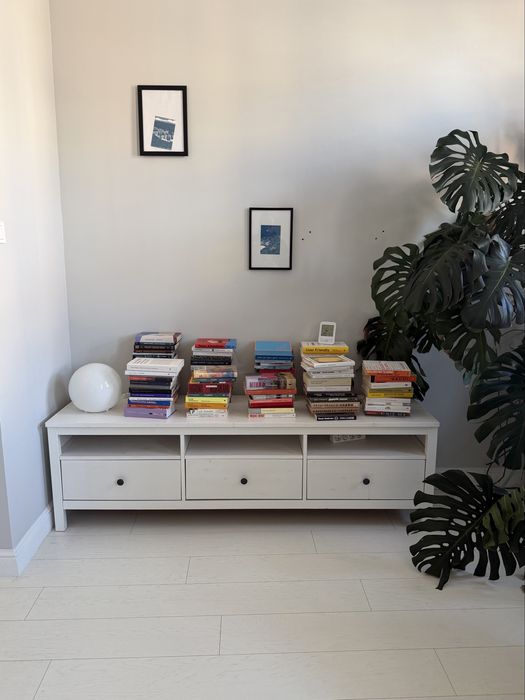 Szafka pod TV biała - Ikea Hemnes