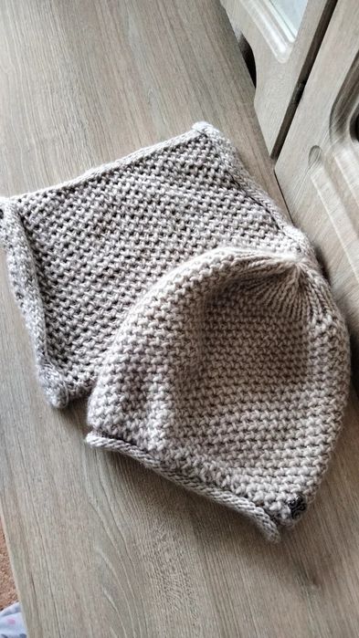 Шапка и шарф снуд