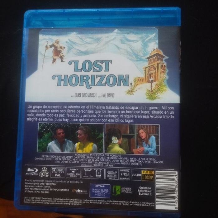 Horizontes Perdidos Blu-Ray