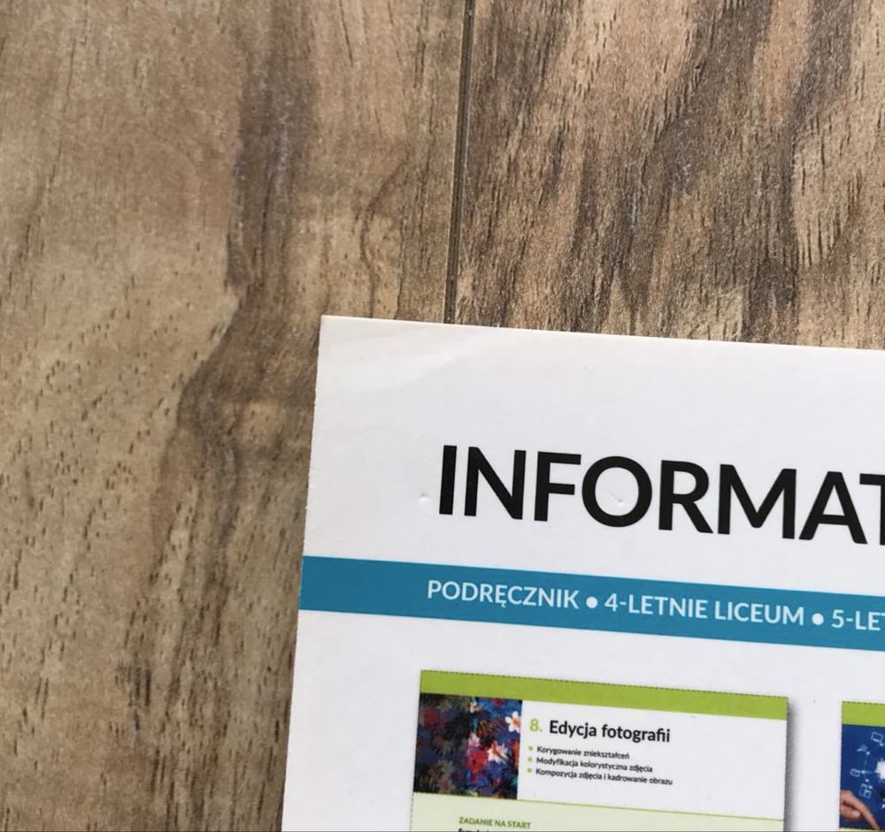 podręcznik Informatyka 1 WSiP Liceum i Technikum zakres podstawowy