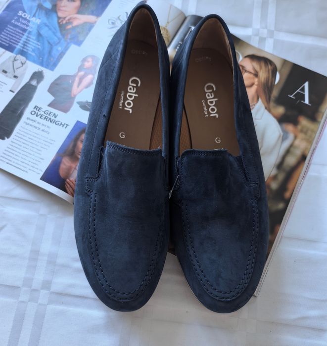 Mokasyny Damskie Skórzane Gabor r..41,5