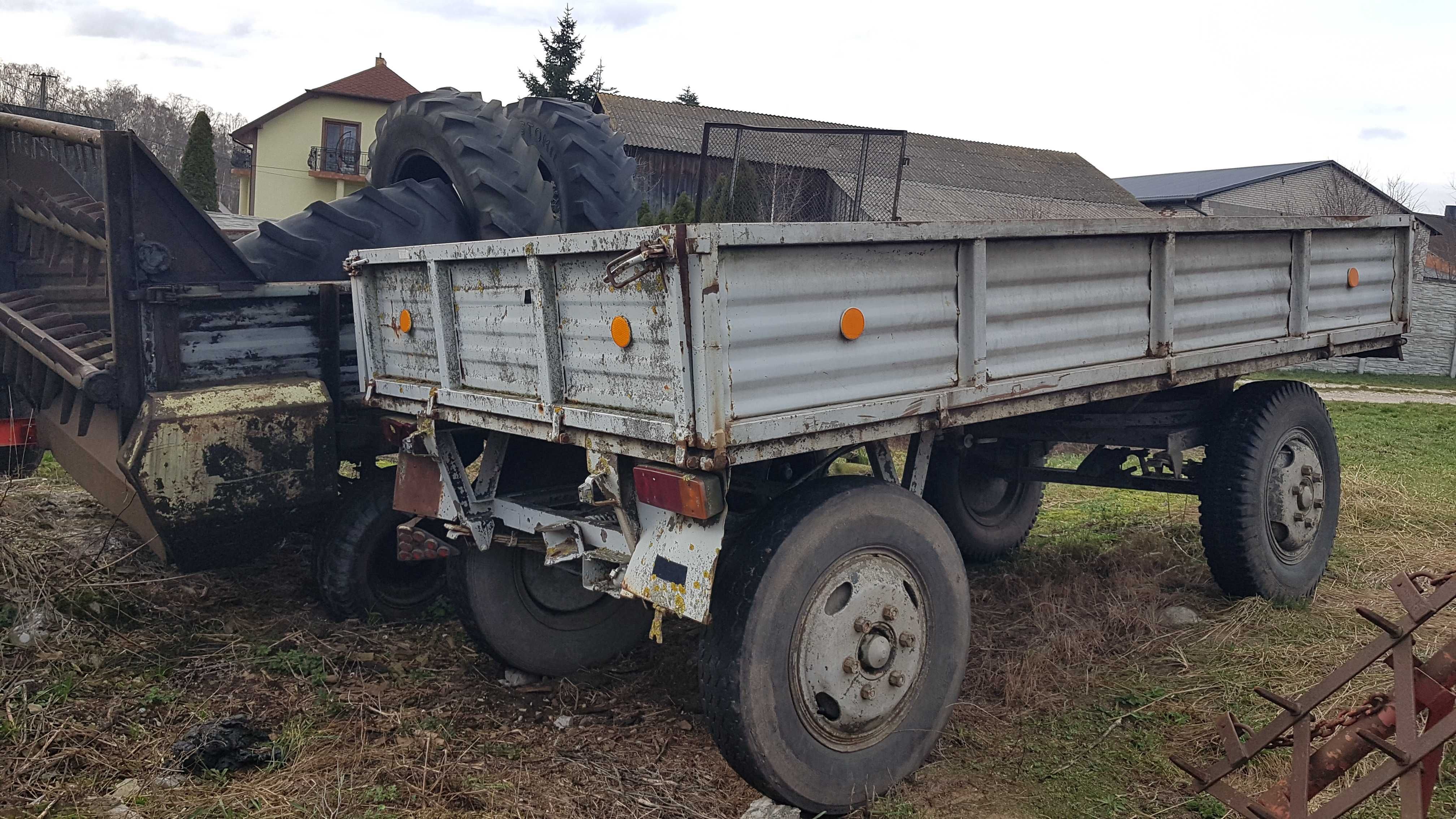 Przyczepa wywrotka 4.5 tonowa D-45,transport.