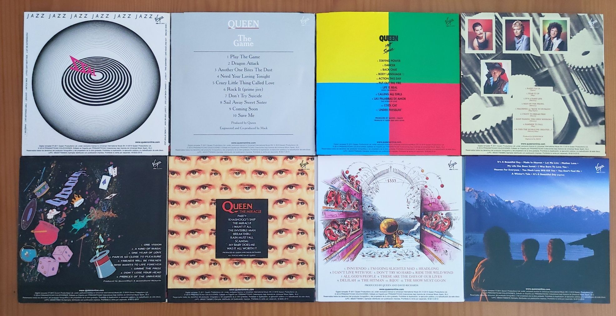 Queen 8 CDs dos Queen