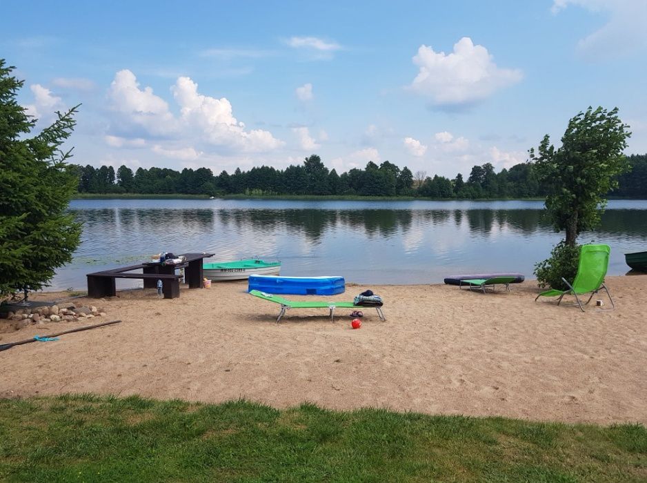 Piękny Dom w sercu Mazury Małkinie z prywatną plażą nad Jeziorem