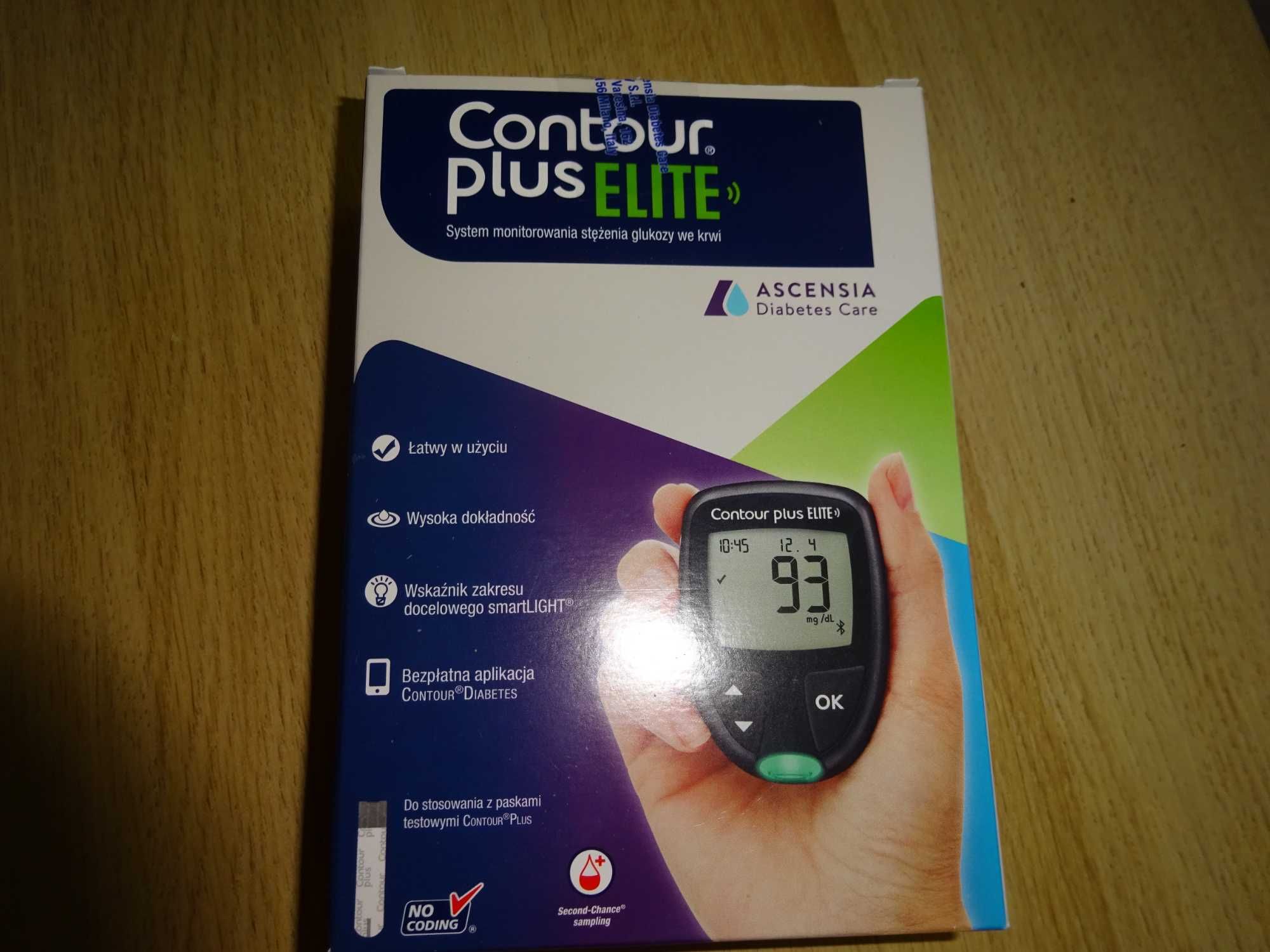 glucometr contour plus + 4 paczki pasków po 50 szt