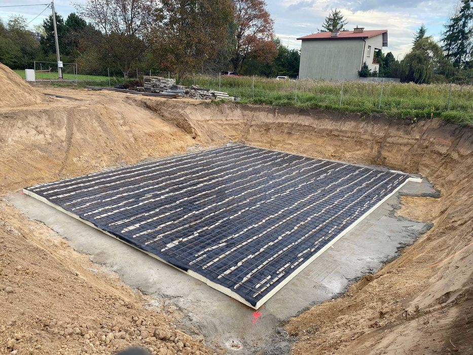 Płyta fundamentowa, płyty pod dom, garaż, wymiana gruntu
