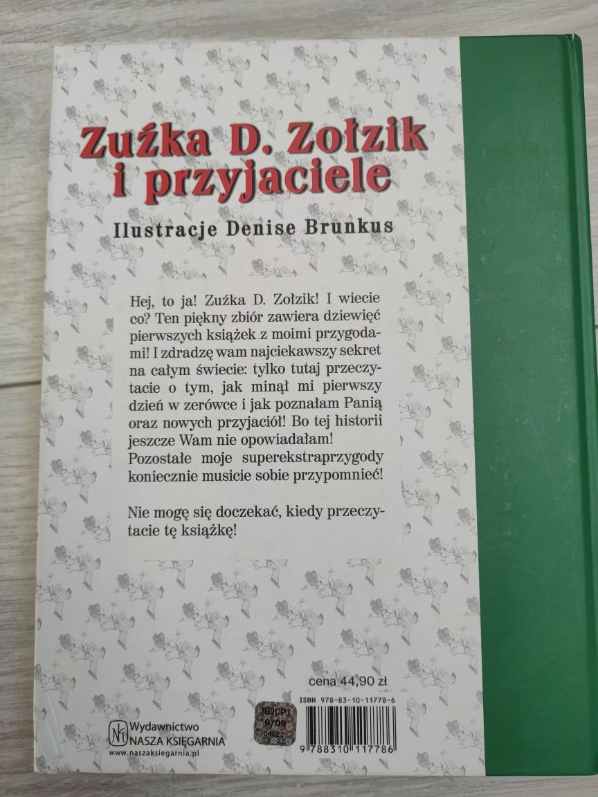 Książka ,,Zuźka D. Zołźik i przyjaciele