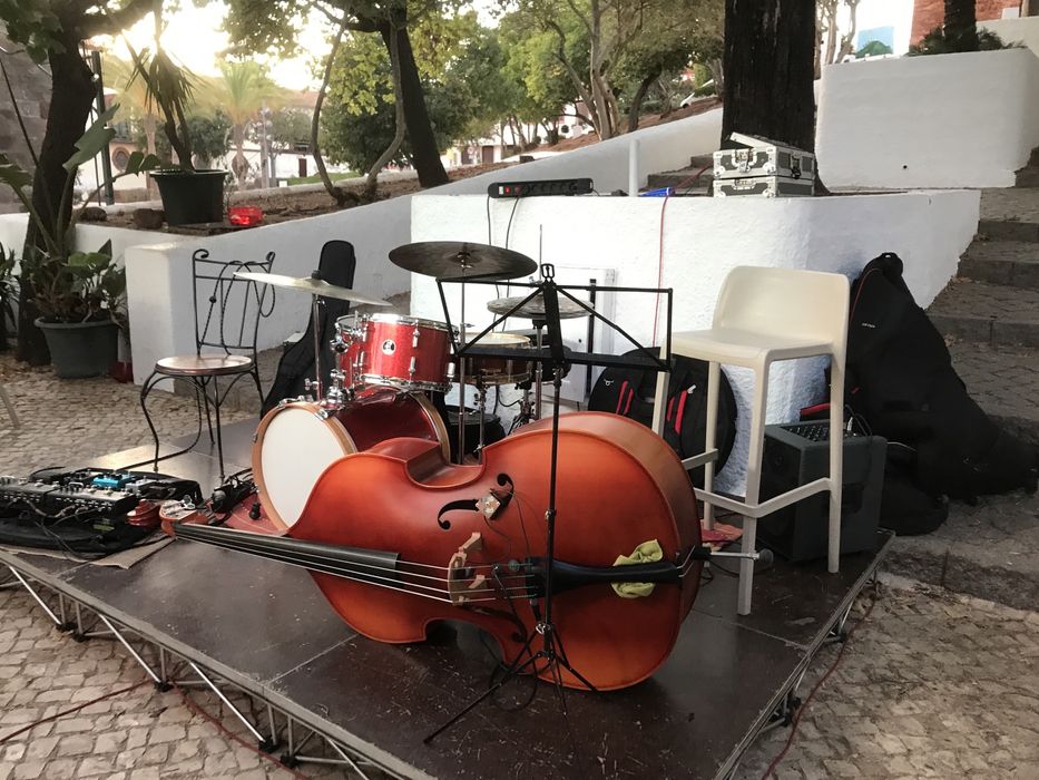 Contrabaixo 3/4  Alemao de madeira Gewa  Europa