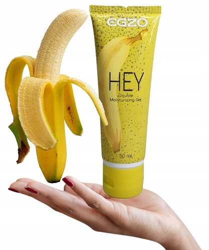 Egzo Hey 50 ml lubrykant nawilżający żel bananowy do seksu analnego