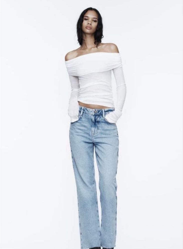 Джинси Zara straight