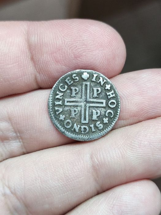 Meio tostão de D. Pedro II