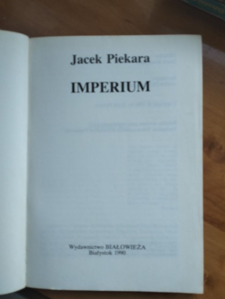 Książka : Imperium - Jacek Piekara