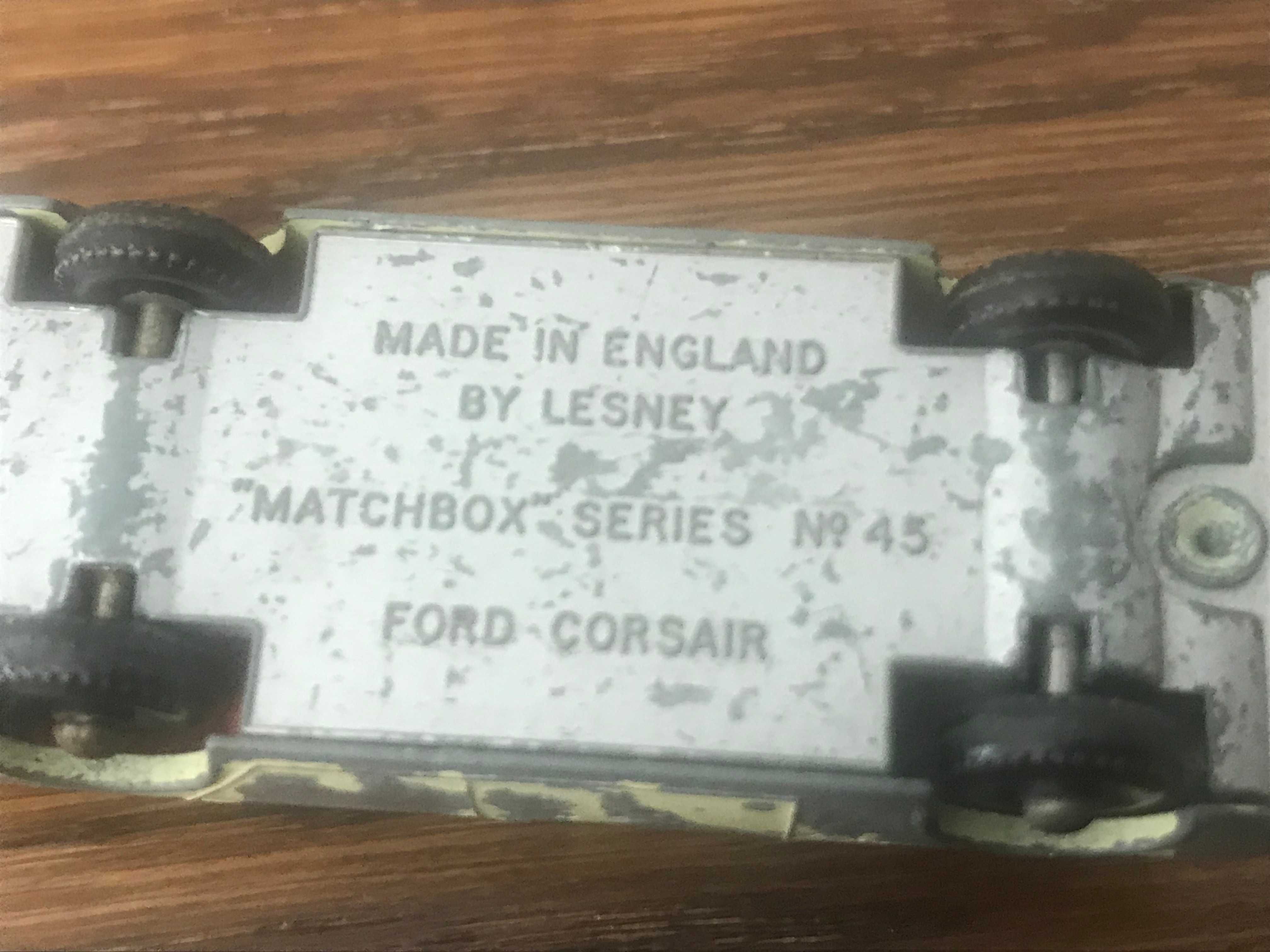 Matchbox Lesney No 45 Ford Corsair resorak