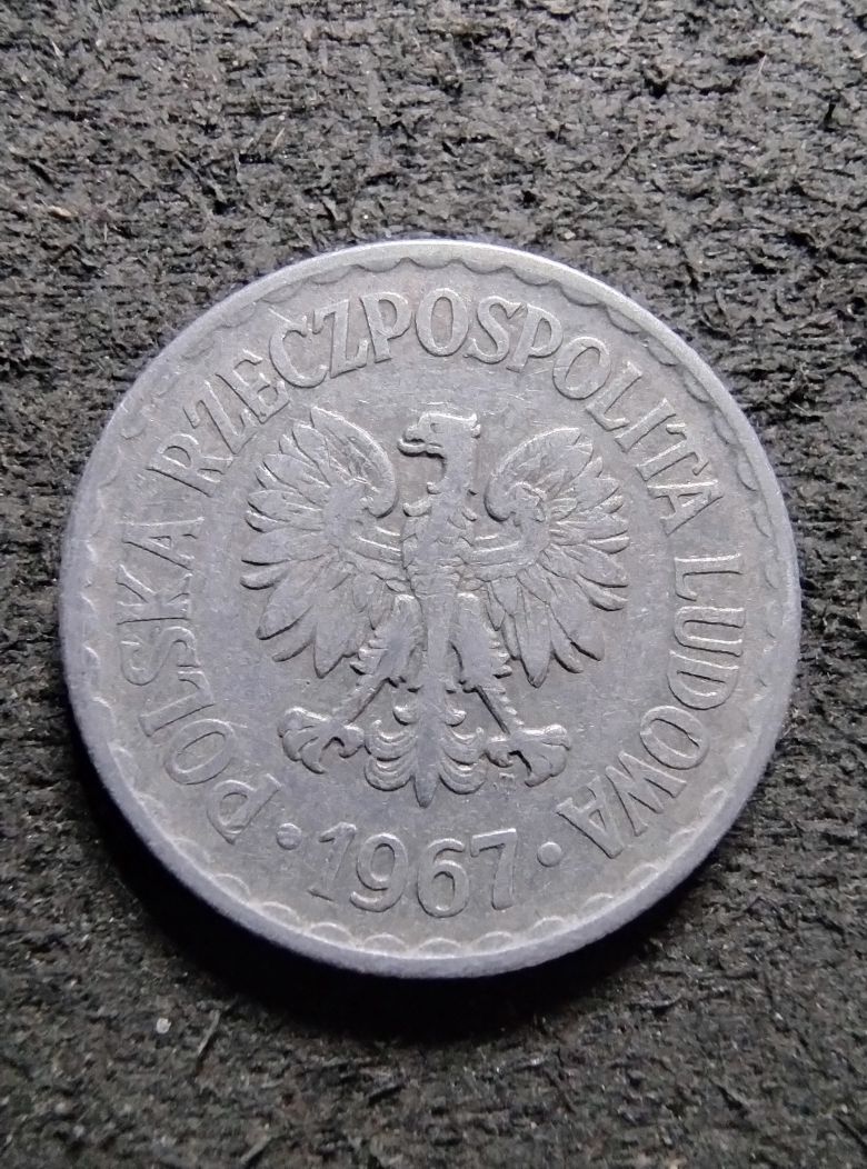 PRL 1 Złoty 1967 rok najrzadsza