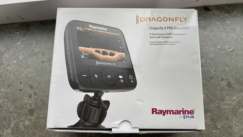 Echosonda Raymarine Dragonfly 5 PRO Bateria + pokrowiec