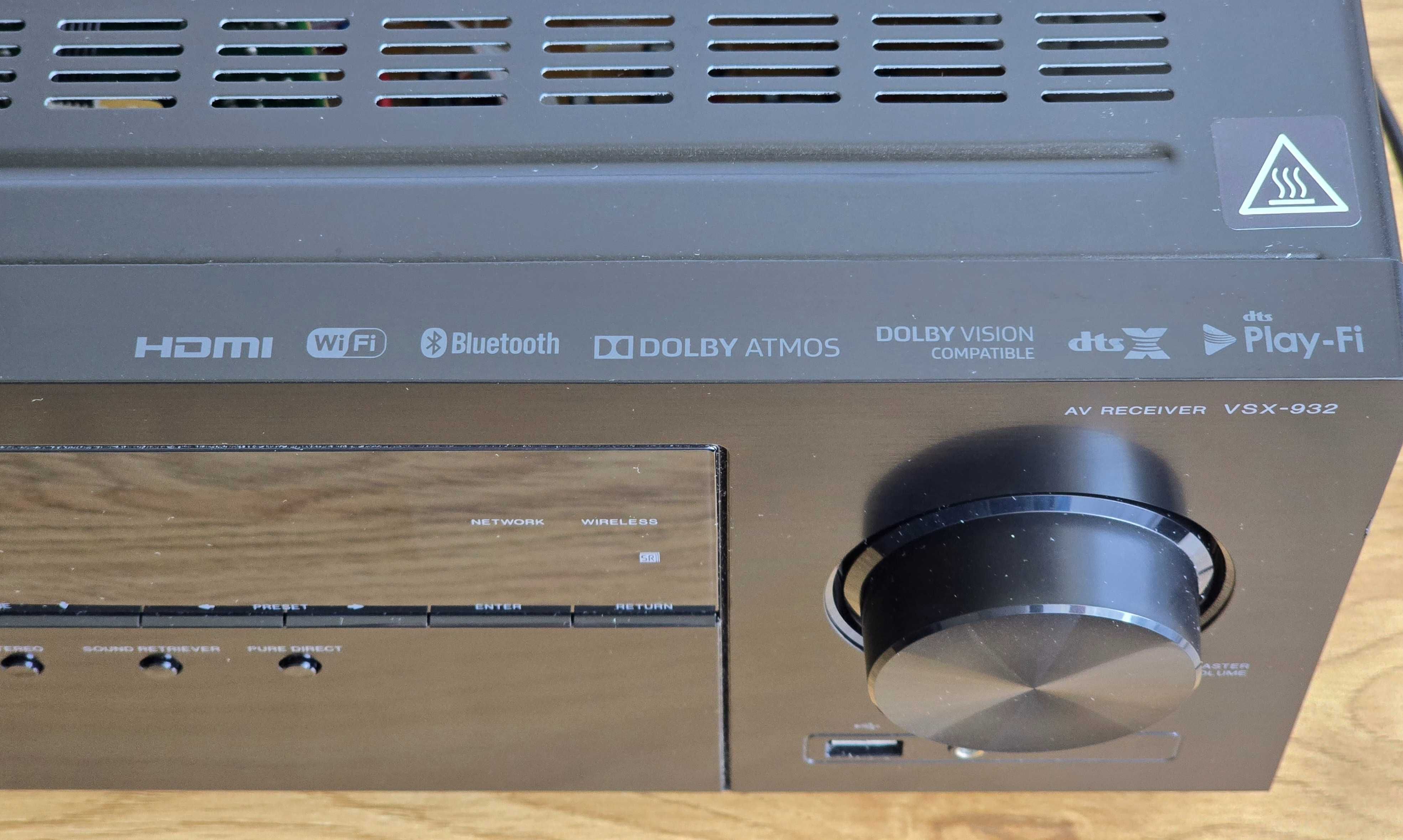 Pioneer VSX-932 Amplituner 7.2 WiFi Bluetooth Airplay Spotify Tidal