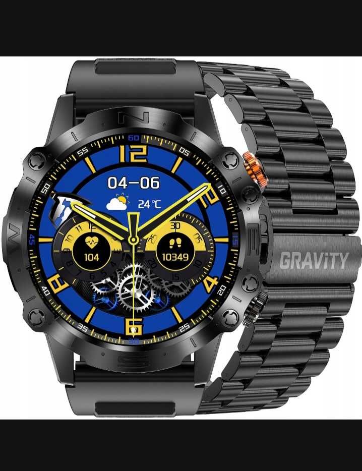 Nowy Smartwatch Gravity T20-1 bransoleta+pasek+szkło