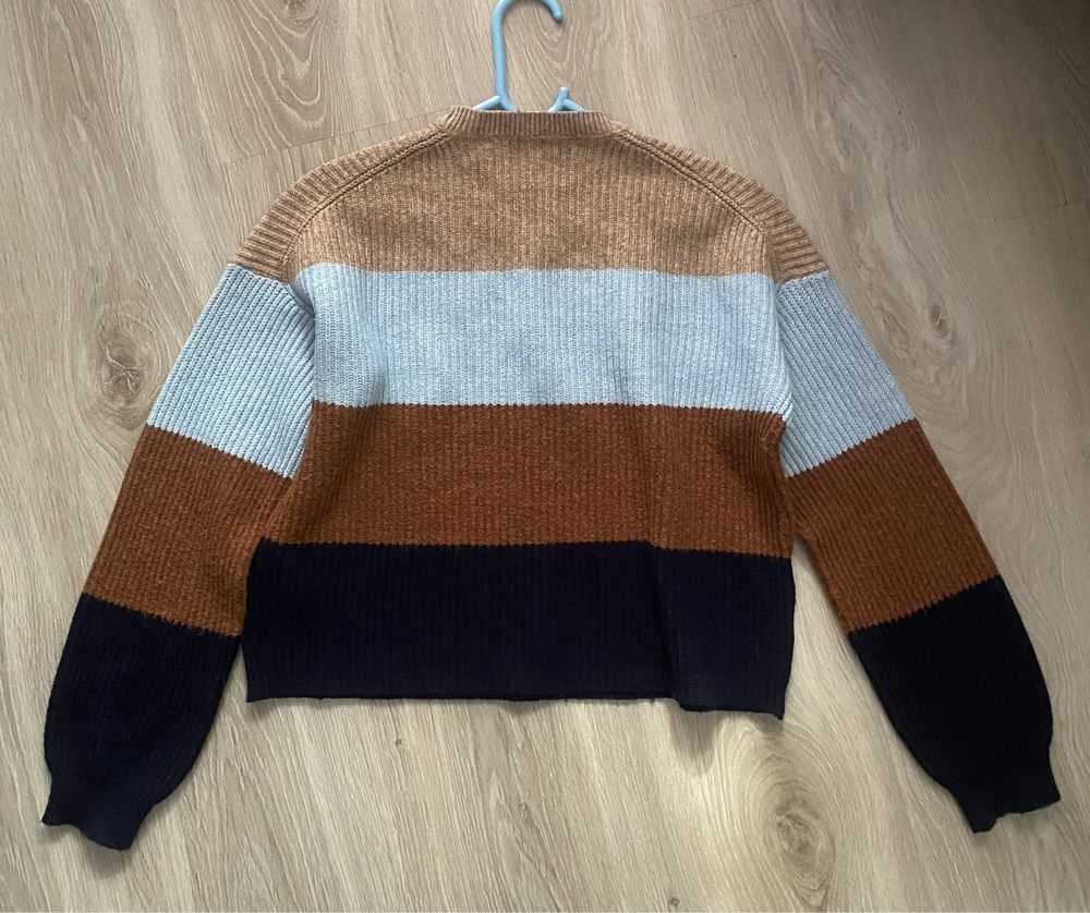 Bluza dziewczęca młodzieżowa brąz Zara + sweterek gratis Only 134/140
