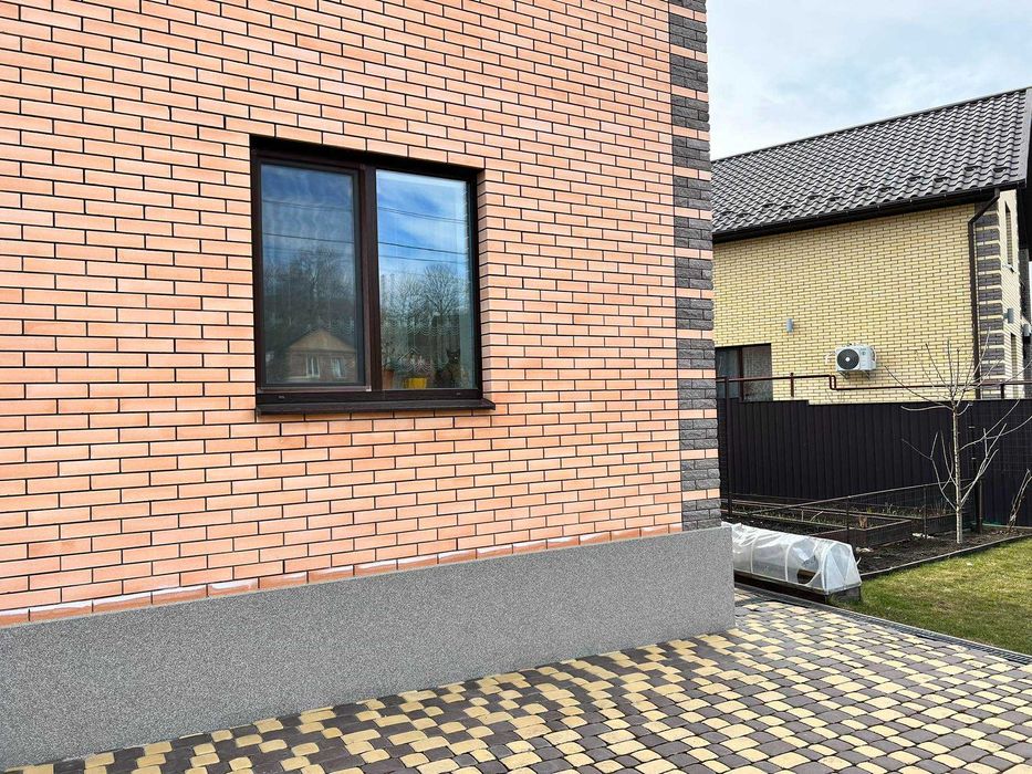 Цегла скеля колота гіперпресована облицювальна персик коричнева