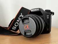 Lustrzanka Sony A68 komplet + obiektyw 18-55
