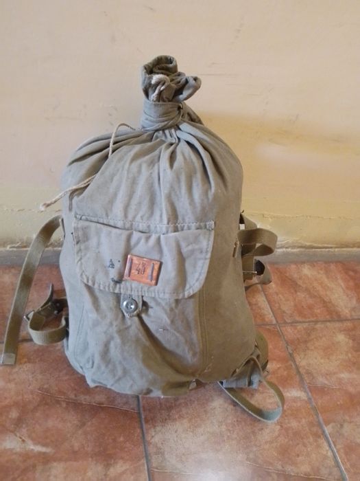 рюкзак туристический, вещмешок армейский брезентовый СССР
