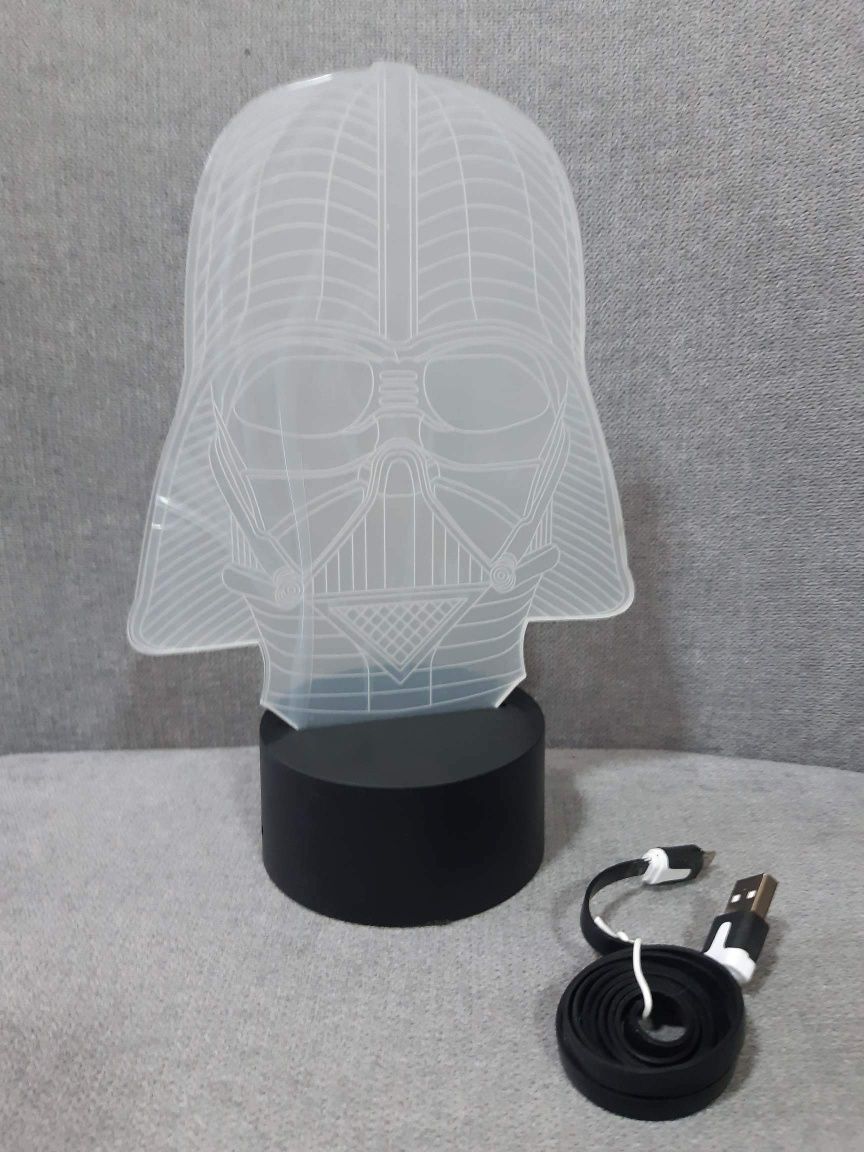 Lampka LED gwiezdne wojny witraż STAR WARS Lord Vader R2D2 BB8