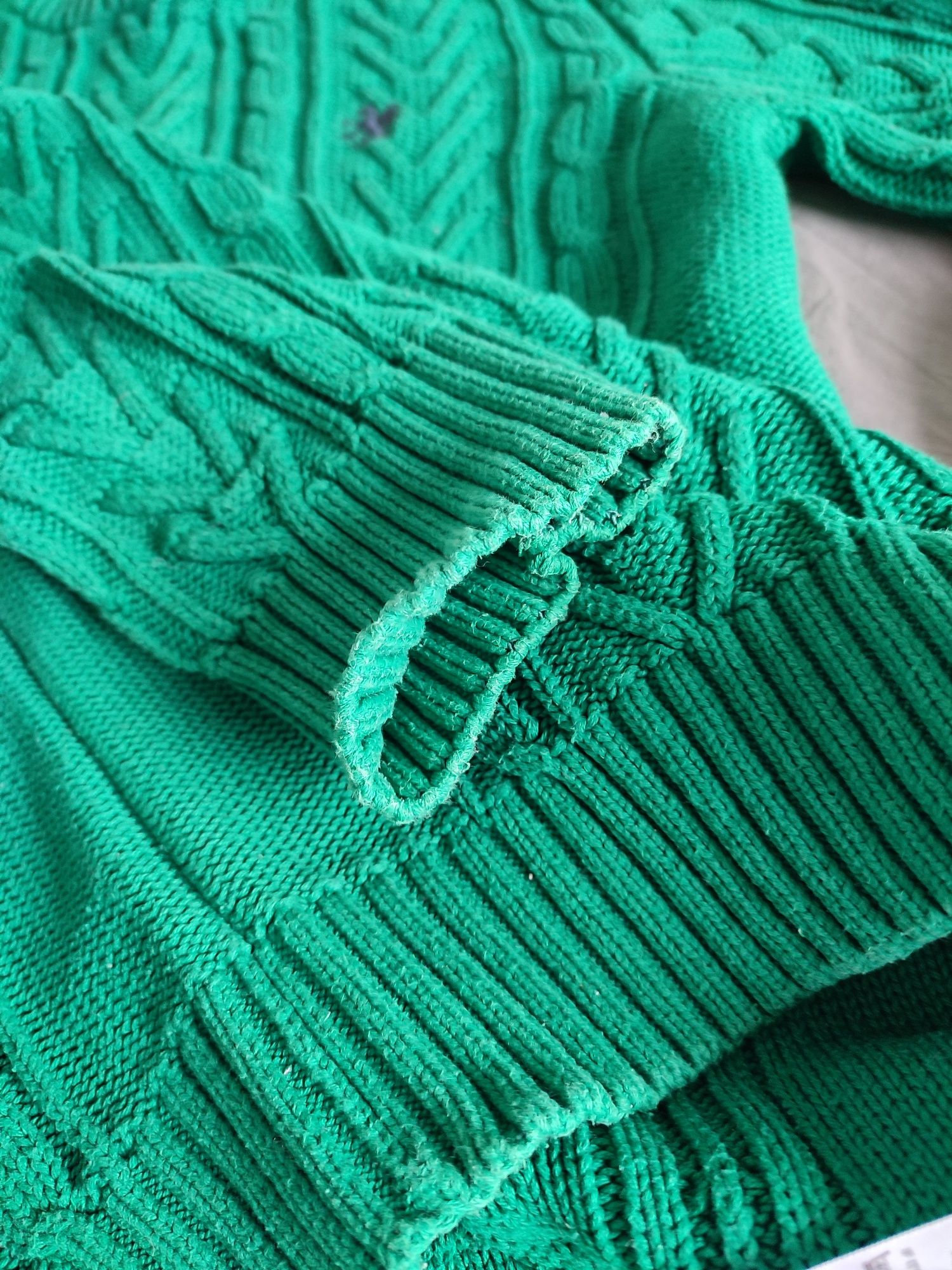 Next sweter zielony głęboki kolor XS 164