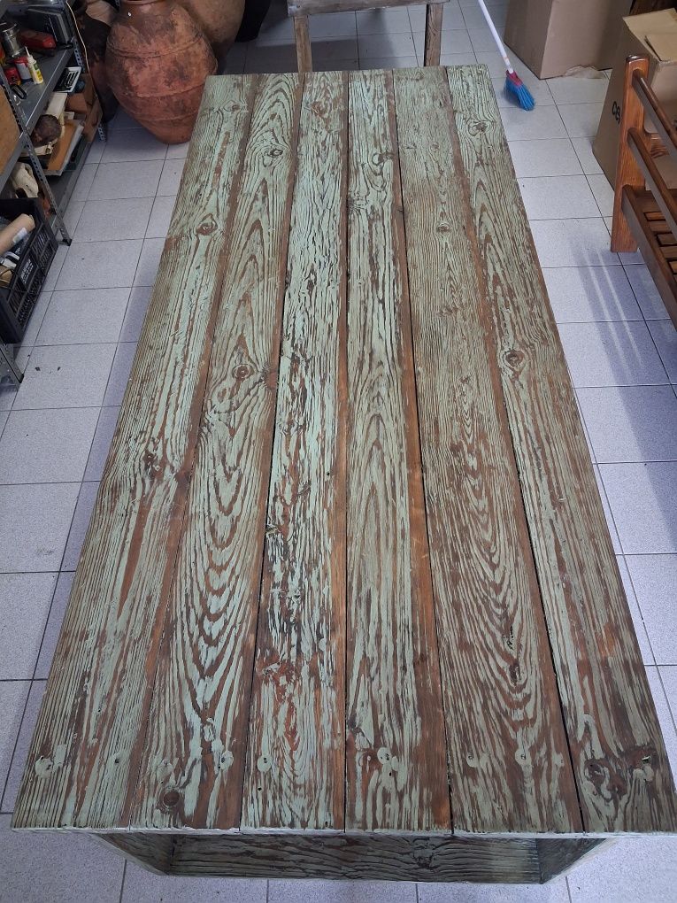 Mesa rustica madeira de Pinho