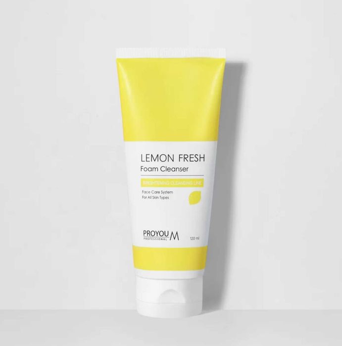 Пінка з лимоном для очищення та сяйва шкіри, 120 мл
