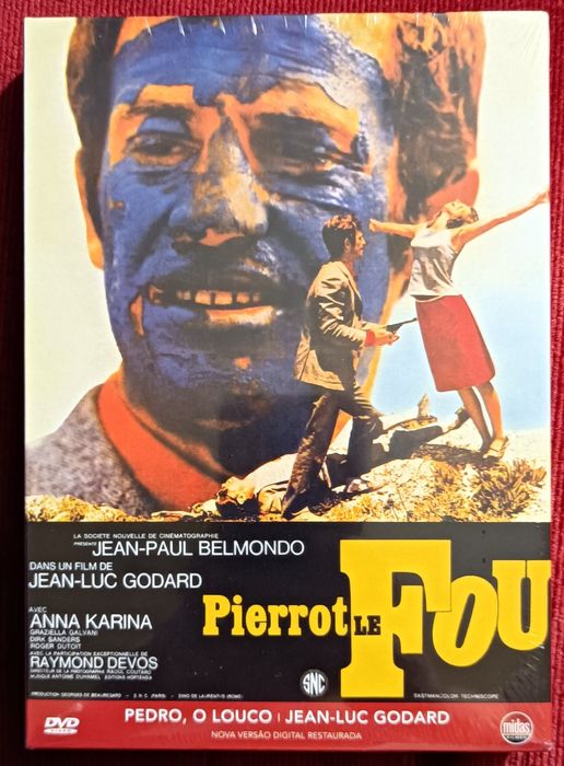 "Pedro O Louco" + "O Acossado" de Godard 2DVDs