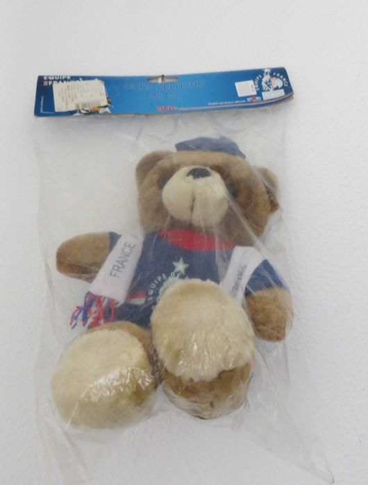 Passeio com Urso, Mascote FFF - Novo e embalado - Medida 22 cm