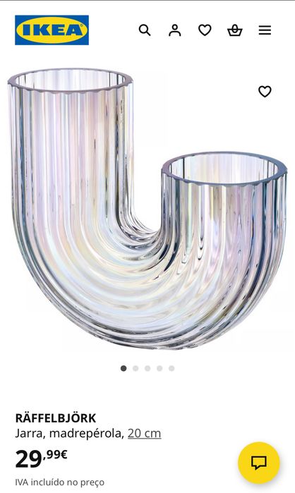 Vaso multicolor Jarra ikea