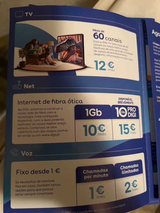 Contrato Digi para casa