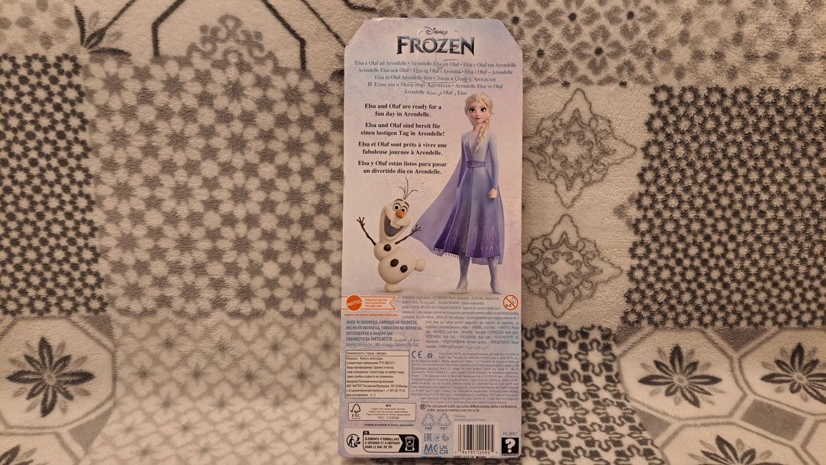 Nowa Ruchoma Lalka Disney frozen 3 + Eliza z Olafem