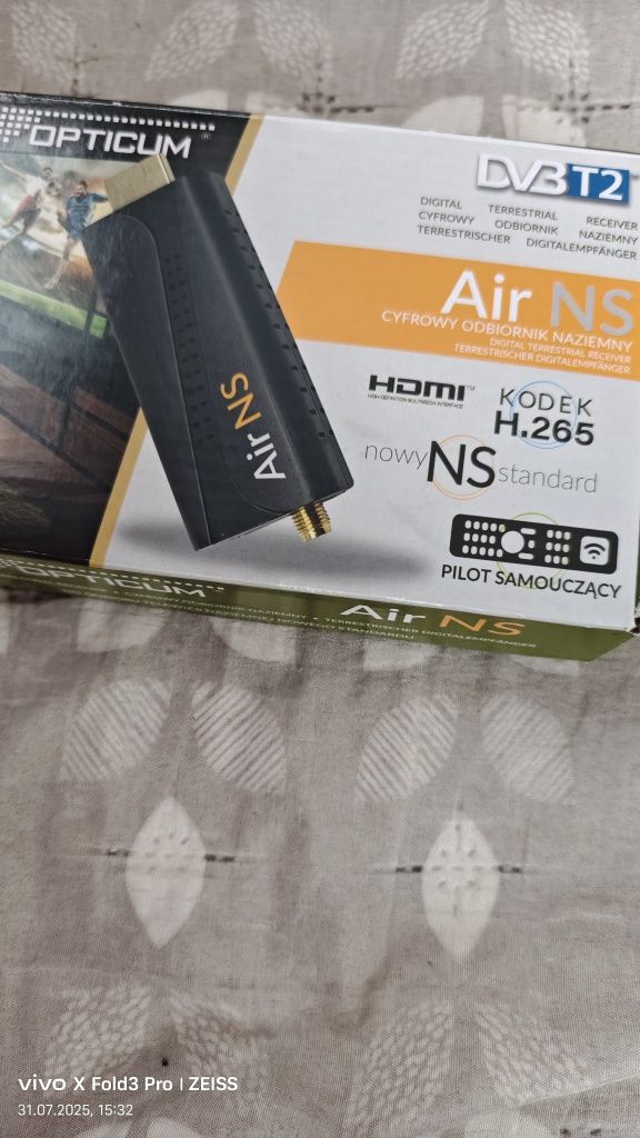 Tuner DVB-T2 Opticum Air Ns  gwarancja.
