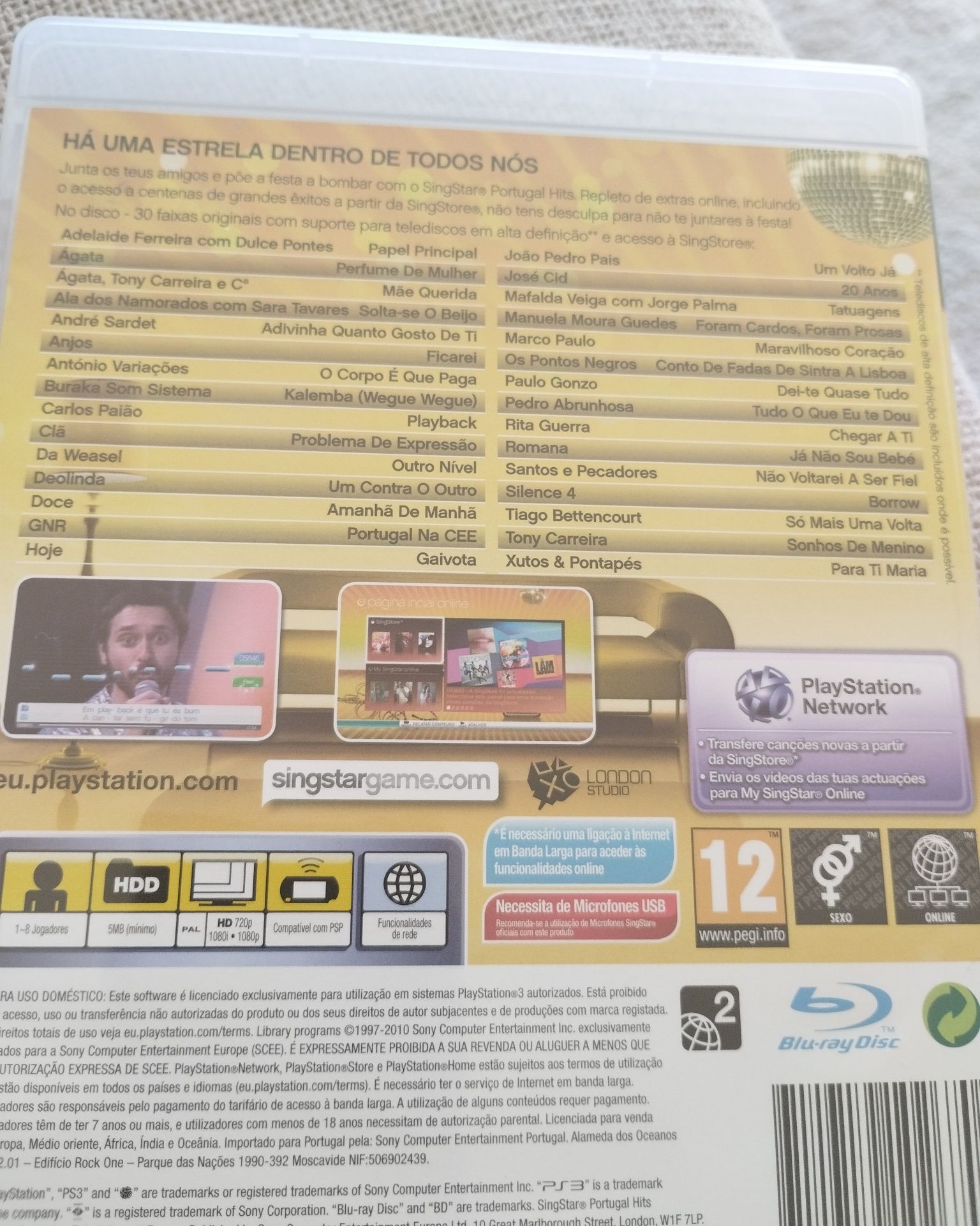 Jogo PlayStation 3 - Sing Star