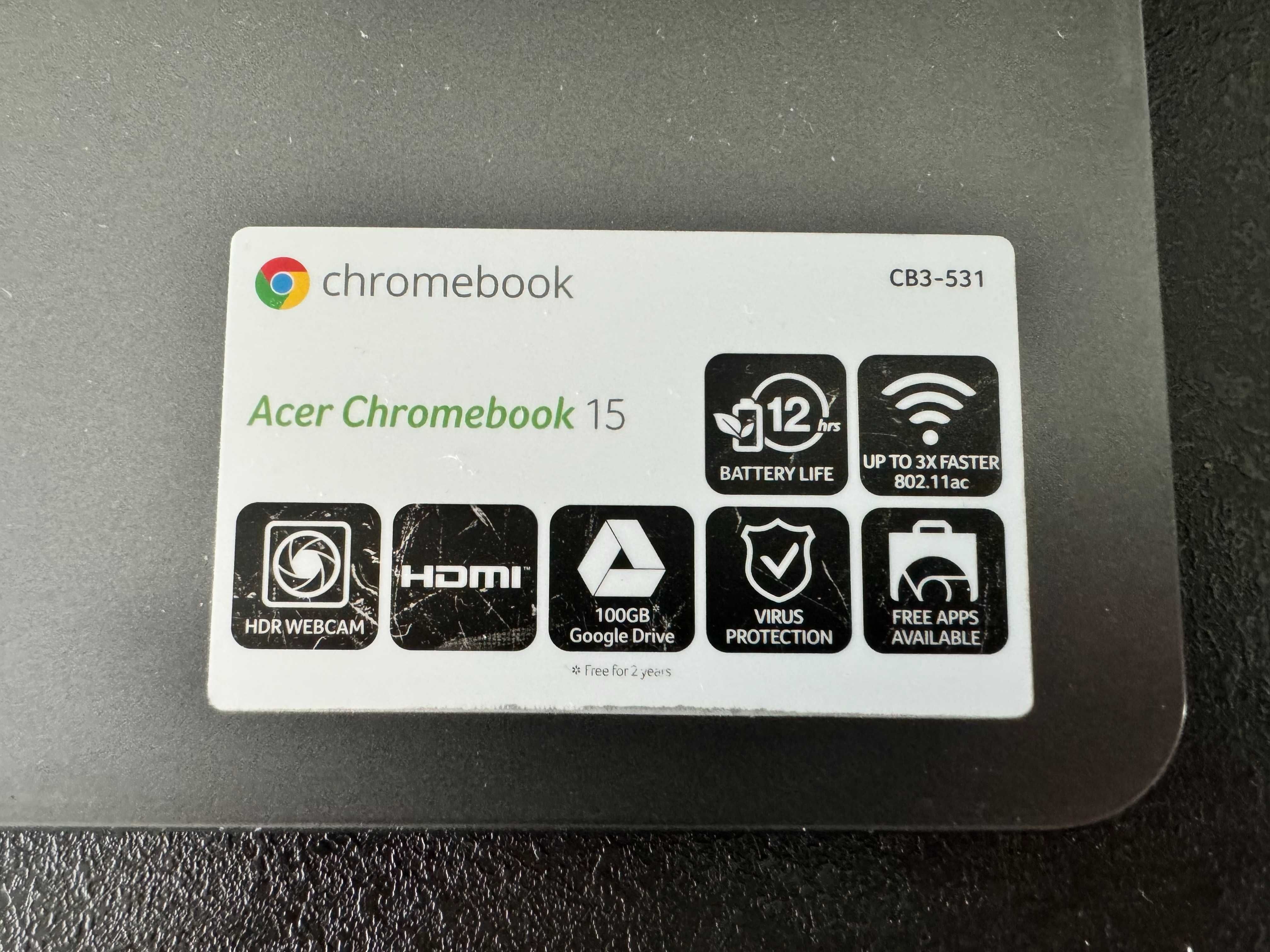 Acer Chromebook 15