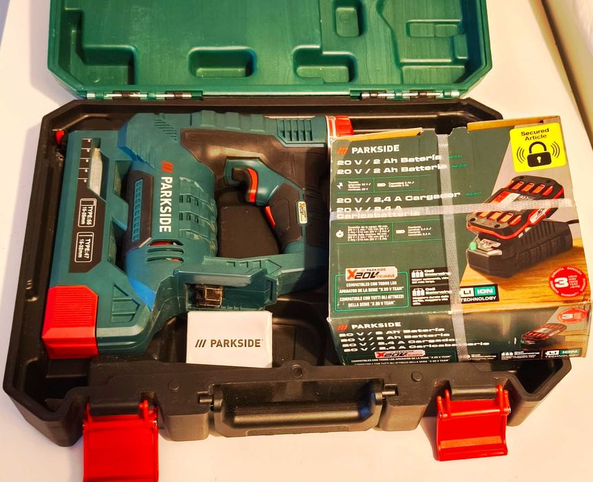 Pack Agrafador 20v Parkside * NOVO *