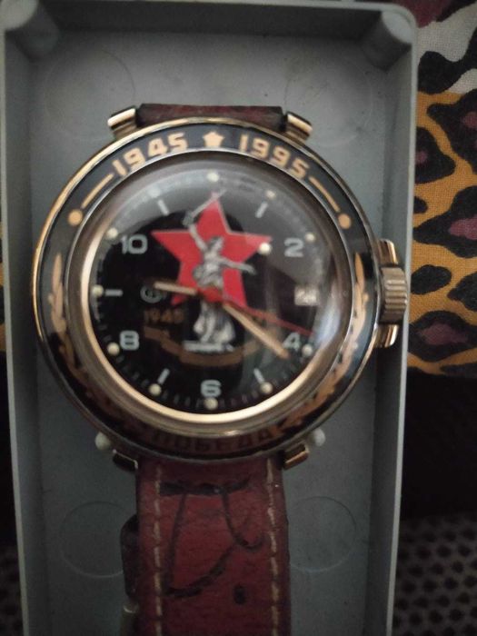 Часы Командирские (Заказ МО СССР, ЧЧЗ),  50 лет Победы, ВМФ