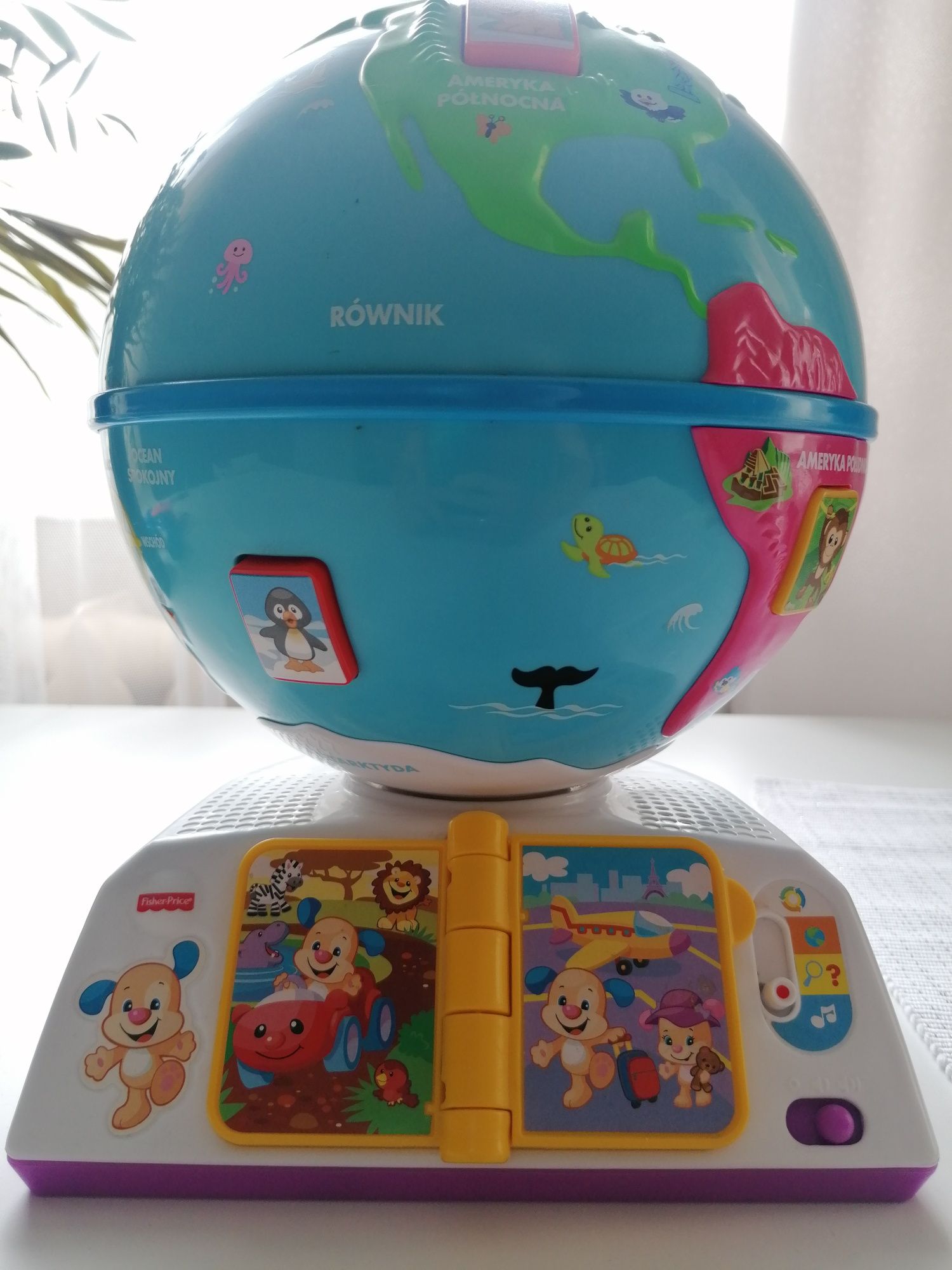 Edukacyjny Globus odkrywcy Fisher Price