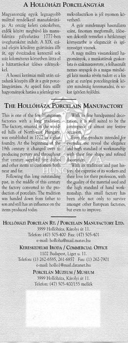 Porcelana húngara fina decorativa, edição limitada e numerada