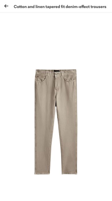 Брюки котон-льон Massimo Dutti 34 р.( eur 44) Крій як джинси