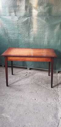 Komplet mebli PRL 6 krzeseł + stół + stolik
